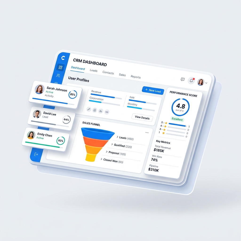 Gestão de Clientes e Vendas (CRM)